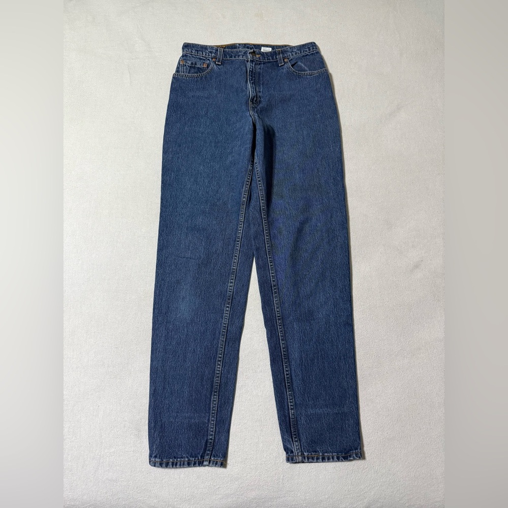 VTG Levi's 550‎ Relaxed Fit Tapered Leg Mom Jeans Women's 12 Long USA 30x32
